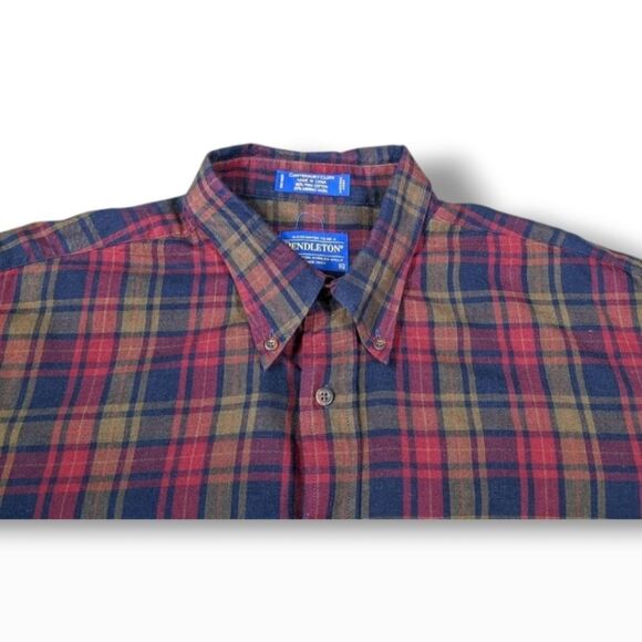 PENDLETON FLANNEL BUTTON DOWN SHIRT - Picture 3 of 5